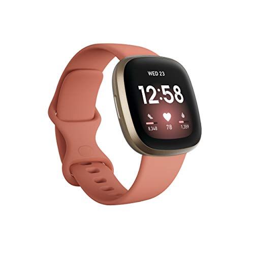 Fitbit Smartwatch Versa 3 - Rosa/Aluminio Dorado