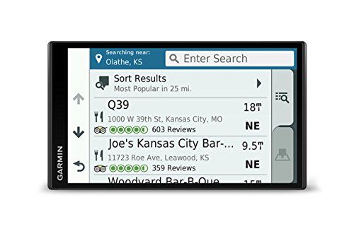 Garmin DriveSmart 61 NA LMT-S con mapas de por Vida/tráfico, estacionamiento en Vivo, Bluetooth, WiFi, notificaciones Inteligentes, activación por Voz, alertas de Conductor, TripAdvisor, Foursquare