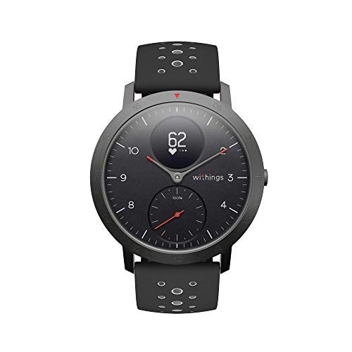 Withings / Nokia | Steel HR Sport Smartwatch (40mm) - Activity Tracker, Heart Rate Monitor, Sleep Monitor, GPS, Water Resistant Smart Watch, Black
