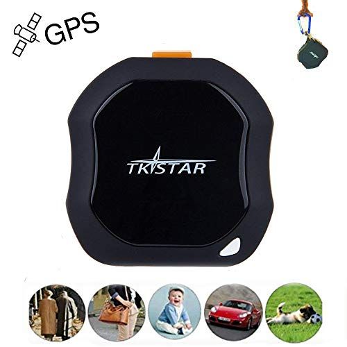 Rastreador GPS personal, mini dispositivo de seguimiento GPS portátil, rastreador GPS en tiempo real, impermeable y de emergencia para niños, adultos, ancianos, mascotas, vehículos y bicicletas, TK1000
