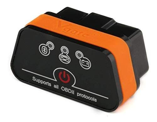 vgate Escaner Automotriz OBD2 por Bluetooth Profesional Icar2 ELM327 para Celular, Android Y Pc-Diagnostico de Coche, Motor, chasis, Temperatura, codigos de Falla