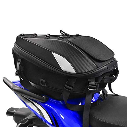Mochila para casco de motocicleta, portátil, impermeable, de gran capacidad, de fibra de carbono, ligera, para viajes, senderismo, al aire última intervensión, camping, ciclismo, almacenamiento de cámara