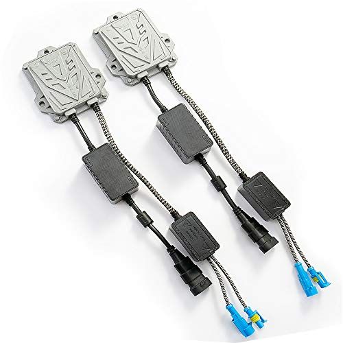 HYB Canbus Slim Digital HID Balasto 55 W libre de errores Cancelación de advertencia para HID Kit H11 H7 H8 H9 H4 H1 9005 9006 ajuste universal (paquete de 2)
