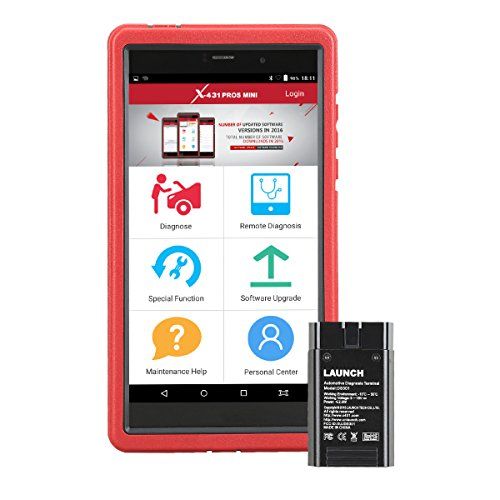 Launch X431 Pros - Mini escáner de diagnóstico automotriz, Herramienta de escaneo de Sistema Completo, Lector de código OBD2 WiFi y conectividad Bluetooth, codificación ECU a Juego