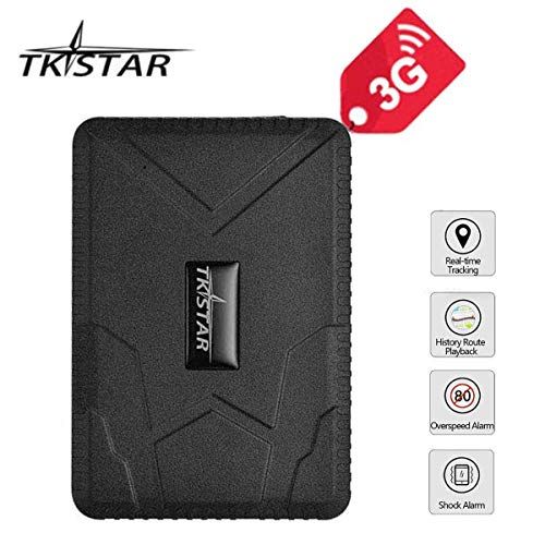 TKSTAR GPS Tracker, 3G GPS Tracker para Vehículos, Fuerte Imán en Tiempo Real GPS Rastreador de Coche Antirrobo Alarma Dispositivo de Seguimiento para Motocicleta Camiones Soporte Android e iOS (915 3G)