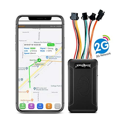 Rastreador GPS SinoTrack para vehículos ST-906, localizador de dispositivos de rastreo GPS en tiempo real con alarma antirrobo, botón SOS Localización de voz para coches y motocicletas, plataforma de seguimiento de por vida