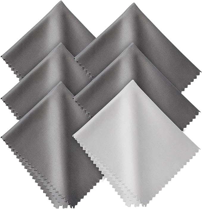 Xthel – Paños de limpieza de microfibra para electrónicos (paquete de 6) - Limpia lentes, anteojos, pantallas, cámaras, iPad, iPhone, gafas, teléfono celular, pantallas de TV LCD y más