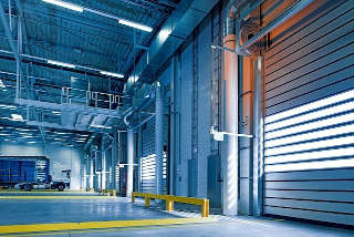 Representa el interior de una planta industrial