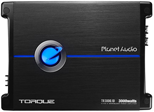 Planet Audio Monoblock - Amplificador de Coche con Control Remoto de subwoofer, monobloque de 3000 vatios