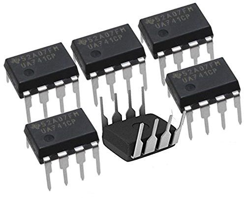 Texas Instruments (6 piezas) UA741CP IC OPAMP GP 1MHZ SGL LP 8DIP 741 UA741, IC OPAMP GP 1MHZ 8DIP, Lineal - Amplificadores - Instrumentación, amplificadores OP, amplificadores de búfer