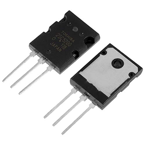 Wendry Transistor de Audio, 5 Pares Negro 2SA1943 2SC5200 Transistor de Audio Combinado de Alta Potencia, 100% Nuevo y de Alta Calidad, Conveniente para reemplazar el Roto, con una Larga Vida útil