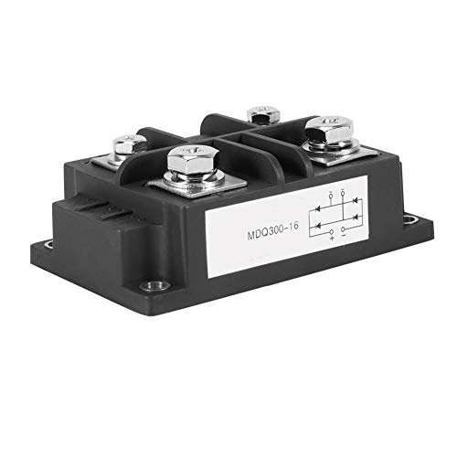 Rectificador, 1pc Monofásico Diodo Puente Rectificador 300A Amp 1600V 1106740mm Alta Potencia 4 Terminales MDQ Módulo de Diodo de Onda Completa