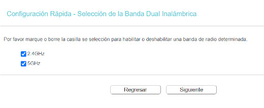 Configuración Rápida - Selección de la Banda Dual Inalámbrica Paso 7