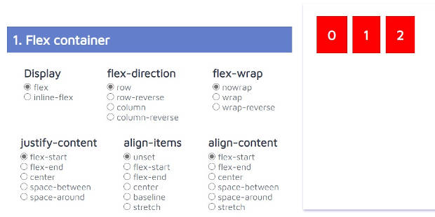 Contenedor Flexbox